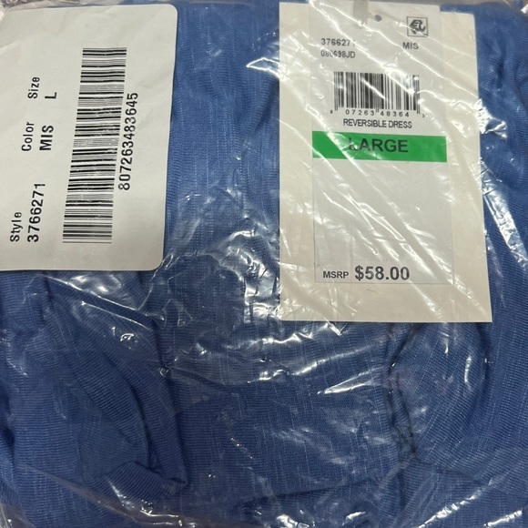 BECCA BY REBECCA VIRTUE Reversible Mini Dress in Coastline NWT - Picture 4 of 5